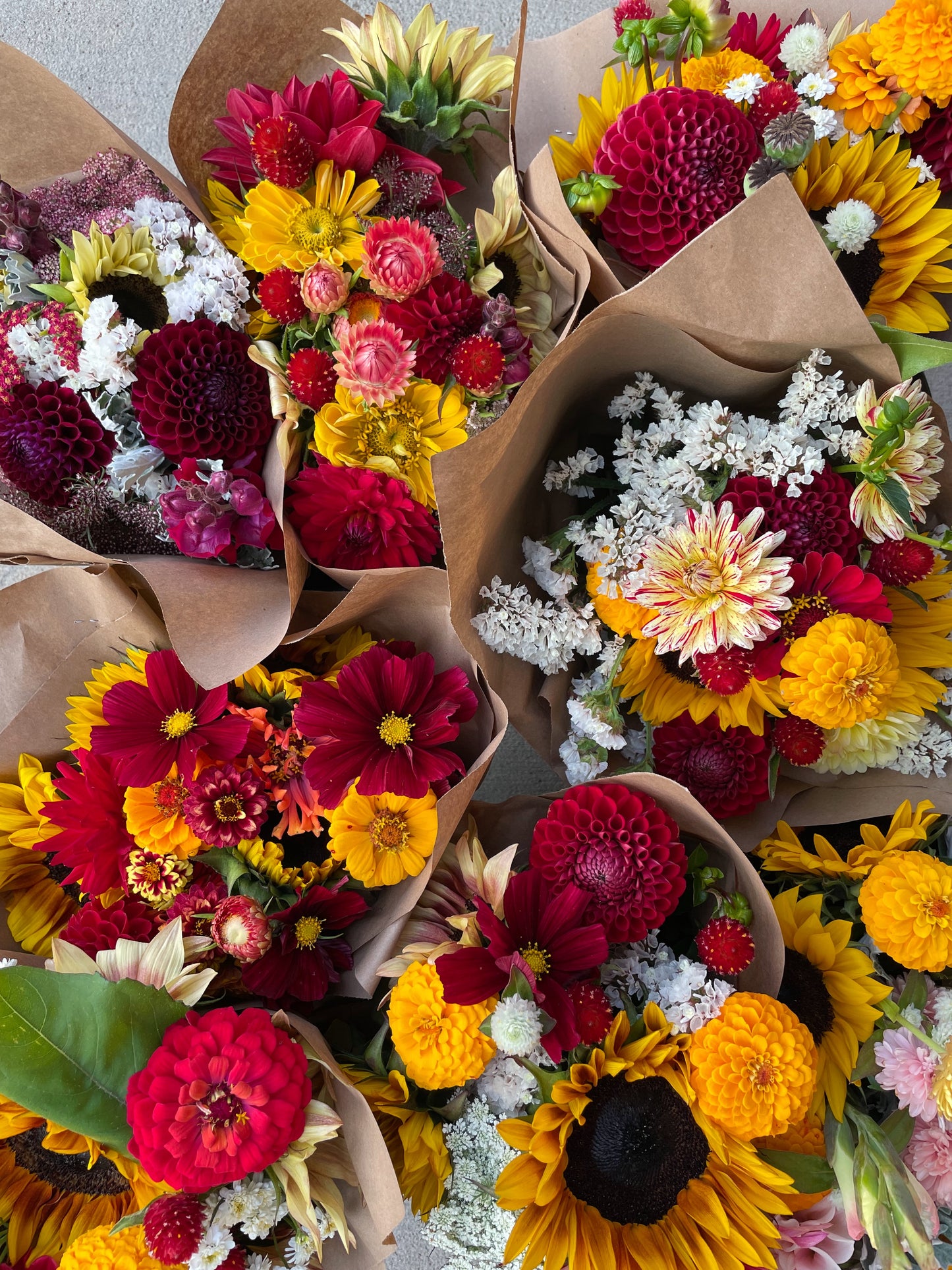 Locally Grown Farmers Market Bouquet