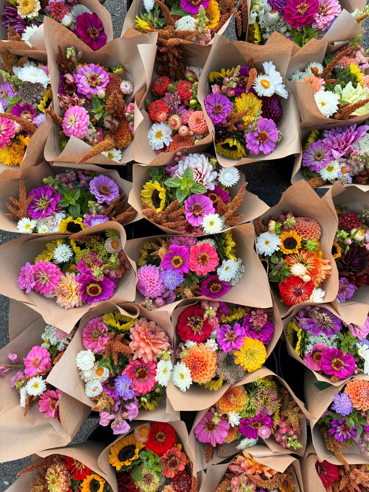 Locally Grown Farmers Market Bouquet