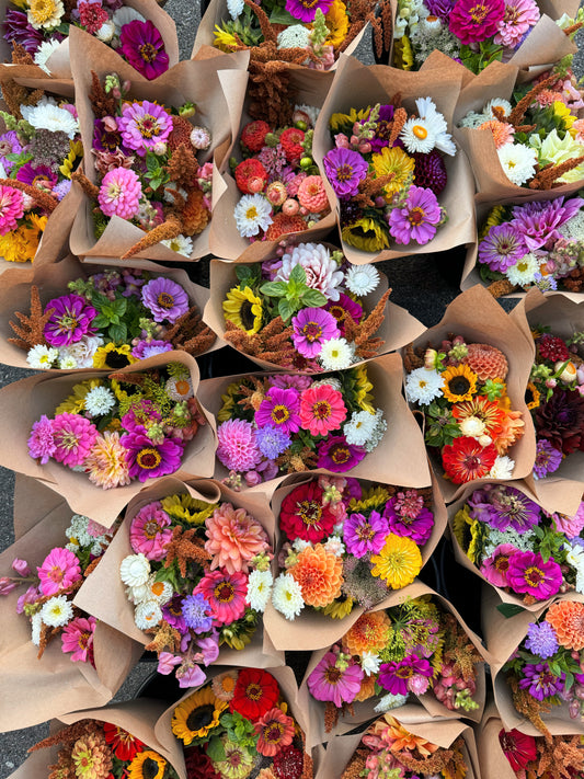 Locally Grown Farmers Market Bouquet